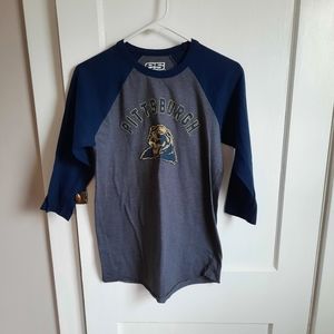 NWOT Pittsburgh Panthers 3/4 Sleeve Tee Shirt
